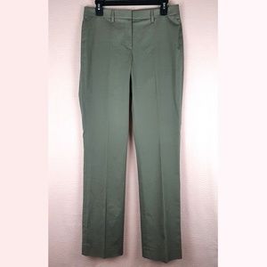 Giorgio's Palm Beach Women Made In Italy Cotton Straight Slacks Pants Si…